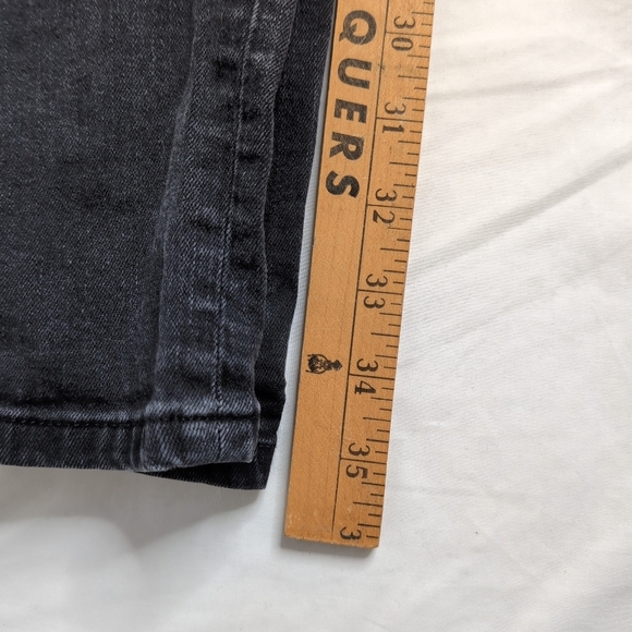 ZARA 1975 Denim Mid rise Washed Black skinny Jean , Size 6 - Picture 7 of 10